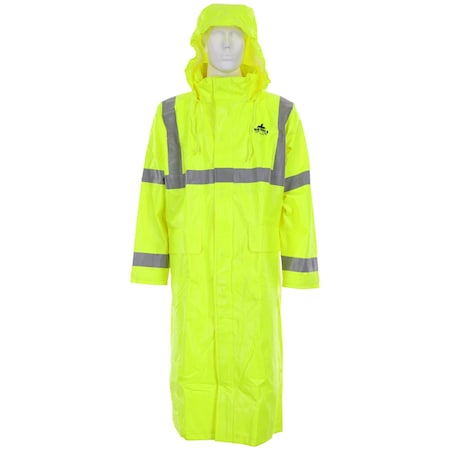 Mcr Safety FR, Big Jake 2, CAT 2, PVC/Meta-Aramid, Coat X3 BJ238CHX3